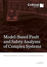 icomod/CriticalSoftware Whitepaper "Modelbased Fault and Safety-Analyses of Complex Systems", 2021; Thumbnail